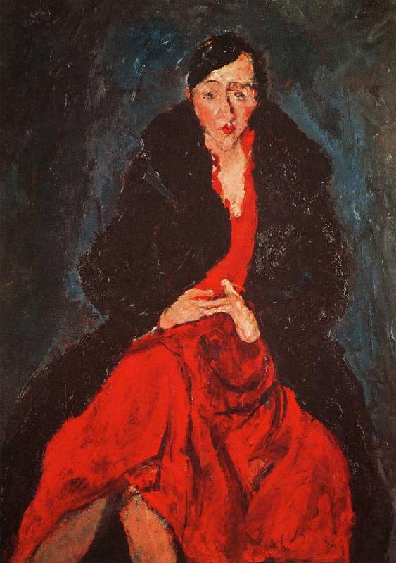 Chaim Soutine Portrait of Madame Castaing